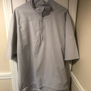 Callaway Golf short-sleeve windshirt - XXL - Light Gray- EUC